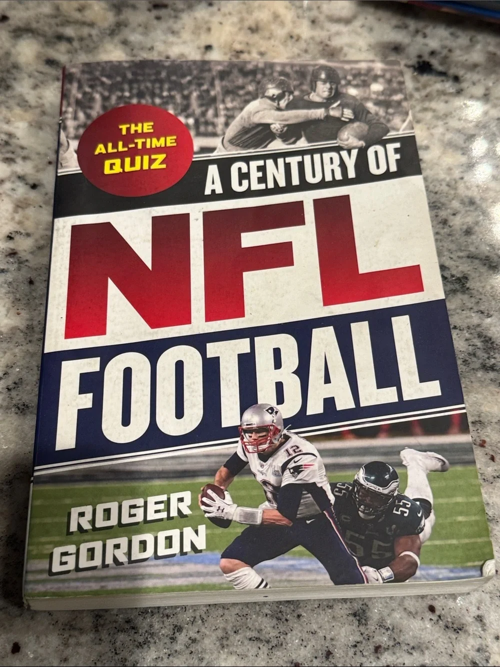 A Century of NFL Football by Roger Gordon - Red, White & Blue Cover